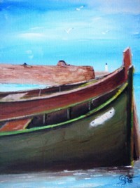 barques au mouillage