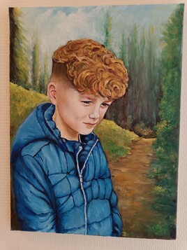 Eden ,d après photo, paysage imaginaire...