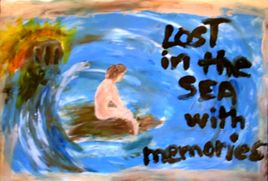 "Lost in the sea with memories"