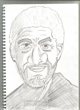 1ere caricature Morgan Freeman