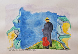 Un brin d'herbe que la vache a brouté