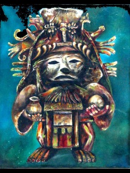 statuette maya