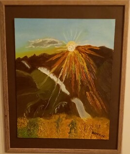 Coucher de soleil au laos