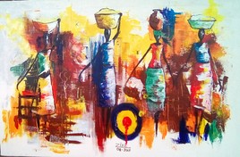 Sur le chemin du marché.