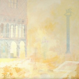 nebbia d'oro piazzetta San Marco