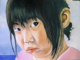 piccola cinesina di profilo