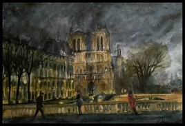 Notre Dame de Paris...le soir