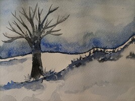 L'arbre dans la neige