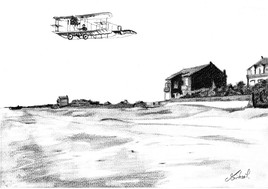 Vol au dessus du crotoy