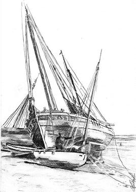 Bateaux port du crotoy