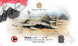 Lithographie RAFALE Egyptien