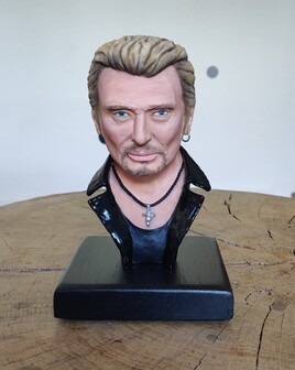Sculpture de Johnny Hallyday