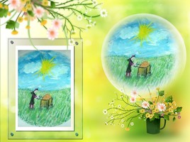 femme sous le soleil