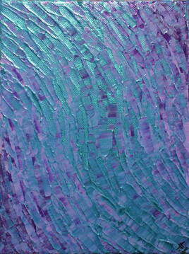 Mouvement texture / Bleu Violet