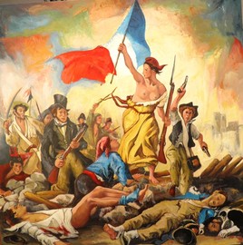 Liberté guidant le peuple (d'après Delacroix)