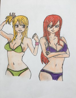 Erza et Lucy