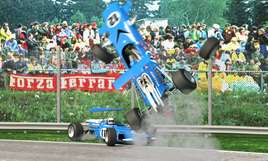 Crash &agrave; Monza