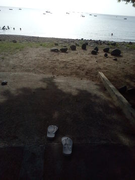 soley ka désann' asi lanmè