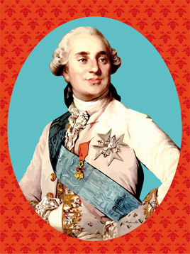 Portrait de Louis XVI pop art