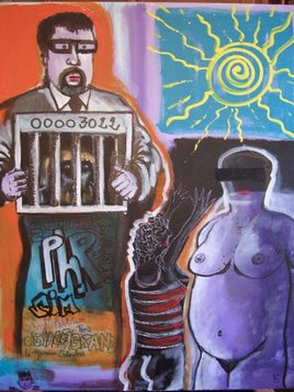 Autoportrait à la grille