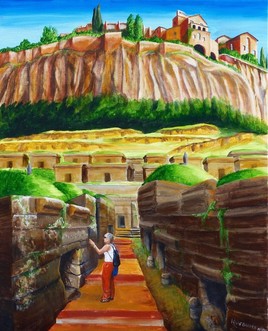 N&eacute;cropole du Crucifix de tuf d'Orvieto