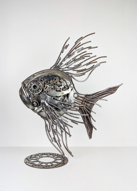 Sculpture m&eacute;tal