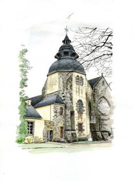 Pont-l'Abb&eacute; (29)-Eglise Notre-Dame des Carmes