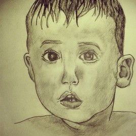 Dessin de visage d'enfant