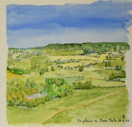 Diptyque, partie droite de la Plaine de Caen