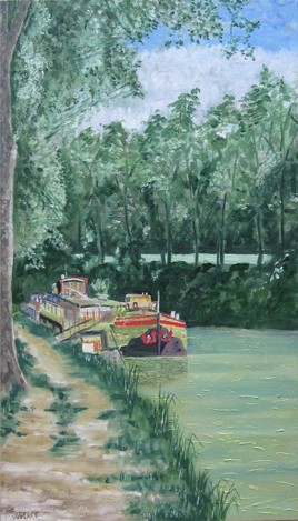 peniche sur canal toulouse