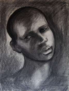 Portrait Fusain 40x30cm n°32