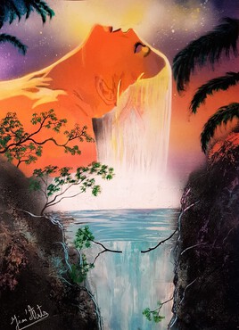 Beaut&eacute; naturel spray paint Jim'Arts