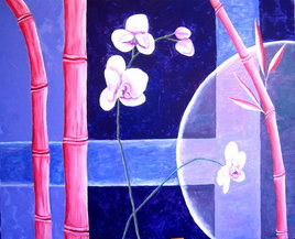Bambous et orchidées