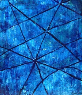 Toile bleue
