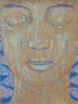 Autoportrait &agrave; la craie grasse 1