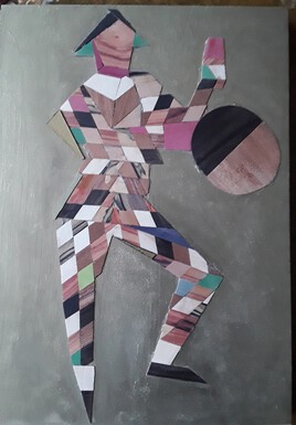 Arlequin au tambourin