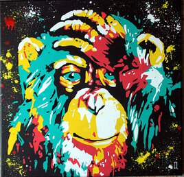 Monkey pop Art
