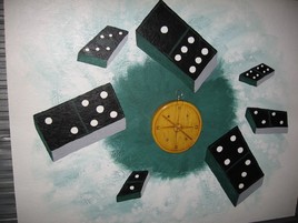 Dominos présentant les combinaisons du 7