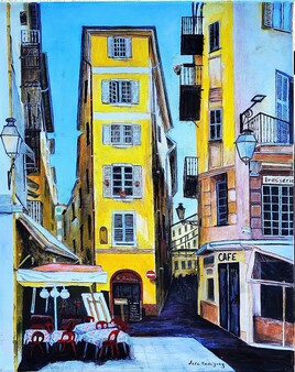 Rue du "vieux pont" &agrave; Nice