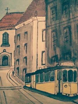 Tramways jaunes, Lisbonne