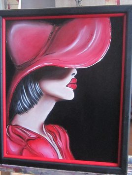La femme au chapeau rouge