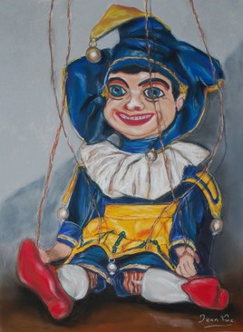 Marionnette bleue