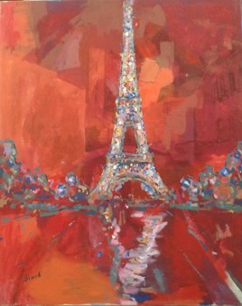 Tour Eiffel illuminée (Collection particulière)