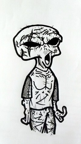 Tomb&eacute; de la soucoupe