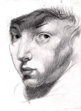Copie de l' autoportrait de Van Dyck