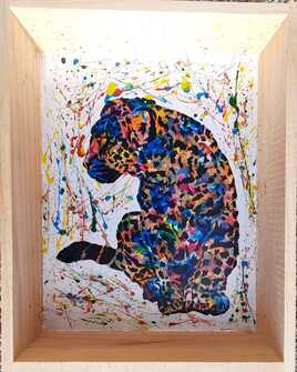 Panth&egrave;re multicolore