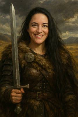 Catherine Goulet (Sexologie) en guerrière viking