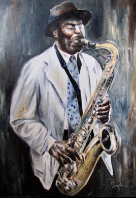 Le joueur de saxo .