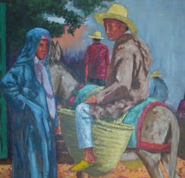 La rencontre ( d&eacute;tail).