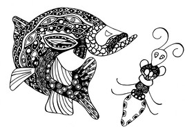 La fourmi et la truite